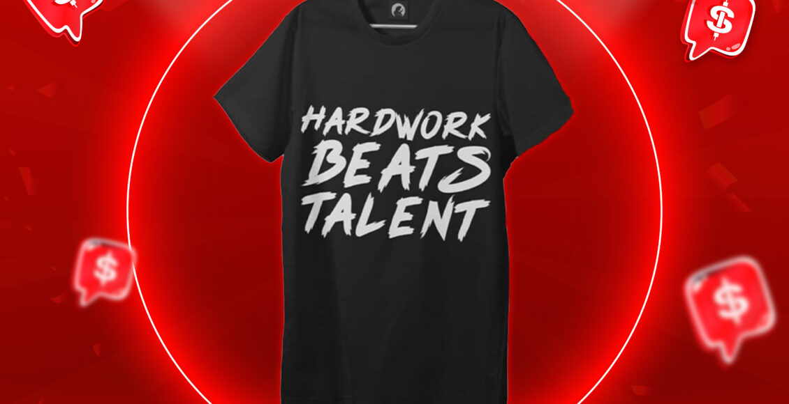 12.12_Hardwork Beats Talent T-Shirt